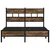 Produktbild 4 för Sängram utan madrass med huvudgavel sonoma-ek 120x190 cm