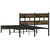 Produktbild 6 för Sängram utan madrass med huvudgavel sonoma-ek 120x190 cm