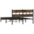 Produktbild 6 för Sängram utan madrass med huvudgavel sonoma-ek 140x190 cm