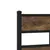 Produktbild 8 för Sängram utan madrass med huvudgavel sonoma-ek 150x200 cm