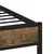 Produktbild 7 för Sängram utan madrass metall rökfärgad ek 107x203 cm
