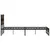 Produktbild 5 för Sängram utan madrass metall rökfärgad ek 140x190 cm