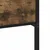 Produktbild 7 för Sängram utan madrass rökfärgad ek 107x200 cm konstruerad trä
