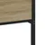 Produktbild 7 för Sängram utan madrass sonoma-ek 120x190 cm konstruerad trä