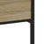 Produktbild 7 för Sängram utan madrass sonoma-ek 140x200 cm konstruerad trä