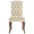 Produktbild 3 för Matstolar 4 st beige linnedesign tyg