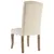 Produktbild 6 för Matstolar 4 st beige linnedesign tyg