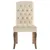 Produktbild 3 för Matstolar 6 st beige linnedesign tyg