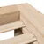 Produktbild 6 för Sängram utan madrass 180x200 cm massiv furu