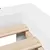 Produktbild 6 för Sängram utan madrass vit 140x190 cm massiv furu