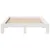 Produktbild 4 för Sängram utan madrass vit 135x190 cm massiv furu