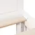 Produktbild 11 för Sängram utan madrass med huvudgavel vit 140x200 cm massiv furu