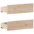 Produktbild 8 för Sängram utan madrass med huvudgavel 120x200 cm massiv furu