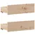 Produktbild 9 för Sängram utan madrass med huvudgavel 100x200 cm massiv furu