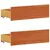 Produktbild 9 för Sängram utan madrass med huvudgavel brun 100x200 cm massiv furu