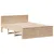 Produktbild 7 för Sängram utan madrass med huvudgavel 140x190 cm massiv furu