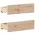 Produktbild 8 för Sängram utan madrass med huvudgavel 140x190 cm massiv furu