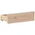 Produktbild 9 för Sängram utan madrass med huvudgavel 140x190 cm massiv furu