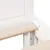 Produktbild 11 för Sängram utan madrass med huvudgavel vit 140x190 cm massiv furu