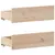 Produktbild 8 för Sängram utan madrass med huvudgavel 120x190 cm massiv furu