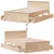 Produktbild 10 för Sängram utan madrass med huvudgavel 120x190 cm massiv furu