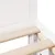Produktbild 11 för Sängram utan madrass med huvudgavel vit 90x190 cm massiv furu