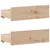 Produktbild 7 för Sängram utan madrass med huvudgavel 75x190 cm massiv furu
