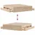 Produktbild 10 för Sängram utan madrass med lådor 180x200 cm massiv furu