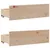 Produktbild 8 för Sängram utan madrass med lådor 160x200 cm massiv furu