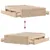 Produktbild 10 för Sängram utan madrass med lådor 140x190 cm massiv furu