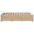 Produktbild 5 för Sängram utan madrass med lådor 135x190 cm massiv furu