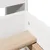 Produktbild 9 för Sängram utan madrass vit 120x200 cm massiv furu