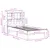 Produktbild 11 för Sängram utan madrass 90x200 cm massiv furu
