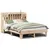 Produktbild 2 för Sängram utan madrass 140x190 cm massiv furu