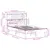 Produktbild 11 för Sängram utan madrass 135x190 cm massiv furu