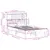 Produktbild 11 för Sängram utan madrass vit 120x190 cm massiv furu