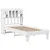 Produktbild 3 för Sängram utan madrass vit 90x190 cm massiv furu