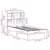 Produktbild 11 för Sängram utan madrass vit 90x190 cm massiv furu