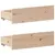 Produktbild 10 för Säng med bokhylla utan madrass 150x200cm massiv furu