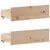 Produktbild 10 för Säng med bokhylla utan madrass 90x200cm massiv furu