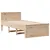 Produktbild 9 för Säng med bokhylla utan madrass 90x190cm massiv furu