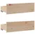 Produktbild 9 för Säng med bokhylla utan madrass 90x200cm massiv furu