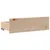 Produktbild 8 för Säng med bokhylla utan madrass 75x190cm massiv furu