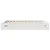 Produktbild 7 för Sängram utan madrass vit 140x190 cm massiv furu