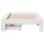 Produktbild 4 för Sängram utan madrass vit 90x190 cm massiv furu