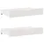 Produktbild 6 för Sängram utan madrass vit 180x200 cm massiv furu