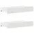 Produktbild 6 för Sängram utan madrass vit 140x190 cm massiv furu