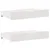 Produktbild 6 för Sängram utan madrass vit 90x190 cm massiv furu