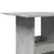 Produktbild 7 för Barbord med förvaring betonggrå 60x60x102 cm konstruerat trä