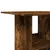 Produktbild 7 för Barbord med förvaring rökfärgad ek 60x60x102 cm konstruerat trä